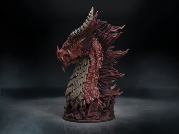 Ninja Printz - 1:8 Elder Red Dragon Bust