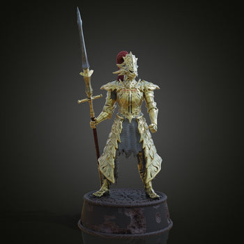 Ninja Printz - 1:12 Dragon Slayer Ornstein (Dark Souls) Fan Art Statue
