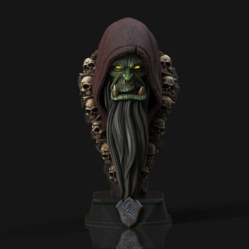 Ninja Printz - 1:8 Gul'dan (World of Warcraft) Fan Art Bust