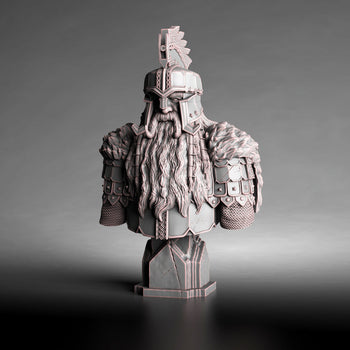 Ninja Printz - 1:8 Dain Ironfoot (The Hobbit) Fan Art Bust