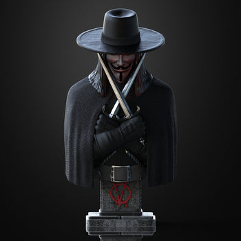 Ninja Printz - 1:8 V (V for Vendetta) Bust