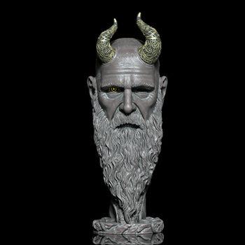 Ninja Printz - 1:4 Mimir (God of War) Fan Art Bust
