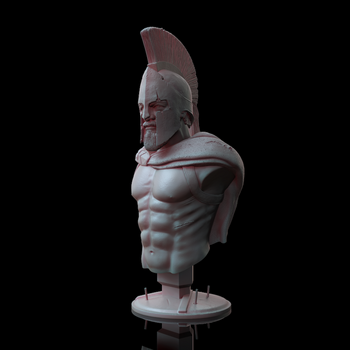 Ninja Printz - 1:8 Battle Leonidas (300) Fan Art Bust
