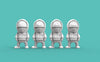 Ninja Printz - Mini Dudes Squid Game Soldiers (all 3 shapes) Fan Art Statues
